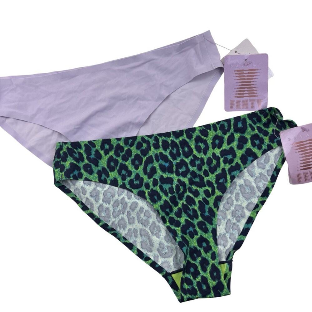 NWT Savage X Fenty Lot Of 2 Panties Womens S Small Brief New